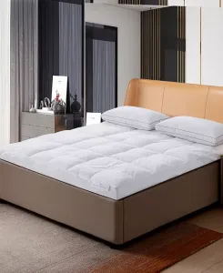 Перина 5 дюймов с хлопковым покрывалом, размер «king-size» Royal Velvet, white