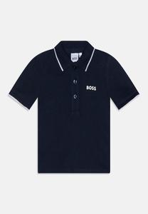 Рубашка поло SHORT SLEEVE BOSS Kidswear, темно-синий