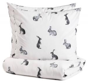 Постельное белье Homla RABBITS ESSENTIALS, белый - текстиль - 160 x 1 x 200 см