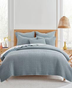 Комплект постельного белья Mills Waffle Textured, 2 предмета, размер Twin/Twin XL Levtex, синий