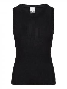 ICHI Вязаный свитер IHDELANY стандартного кроя, черный