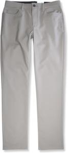 Мужские облегающие повседневные брюки Calvin Klein из хлопковой смеси стретч с пятью карманами, Alloy Grey