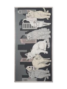 Шарф CODELLO, темно-синий