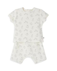 Унисекс комплект Fanilo - топ и шорты для малышей и детей Bonpoint, синий