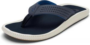 Мужские пляжные сандалии OLUKAI Ulele, водонепроницаемые шлепанцы, поддержка свода стопы и комфортная посадка, легкие и прочные, улучшенное сцепление и устойчивость, Trench Blue/Tren
