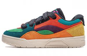 Кроссовки LINING RSR 101 Skateboarding Shoes Unisex Low-top, красный/зеленый