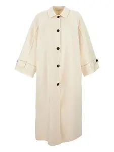 Пальто на пуговицах Stefano Mortari, бежевый