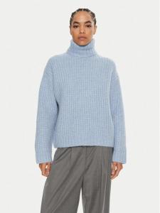 Свитер свободного кроя с высоким воротником 2Ndday, синий