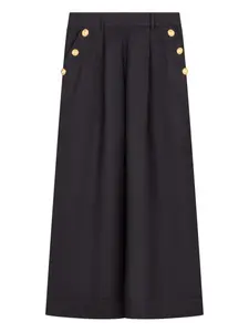 Брюки со складками Balmain Kids, черный