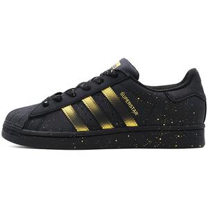 Adidas Originals Низкие кроссовки для скейтбординга SUPERSTAR, унисекс, черно-золотые