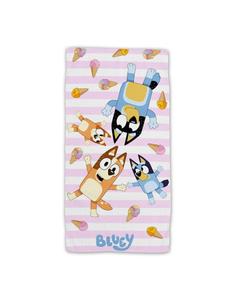 Cofi 1453 Пляжное полотенце Bluey Terry с высококачественным принтом, 70x140 см, многоцветное