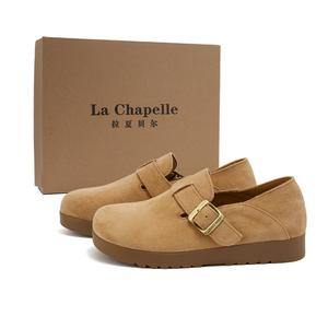 La Chapelle Женские туфли Birkenstock коричневого цвета