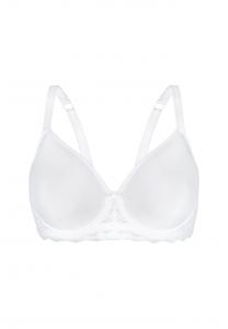 Бюстгальтер-Спейсер с кружевом Sassa, белый