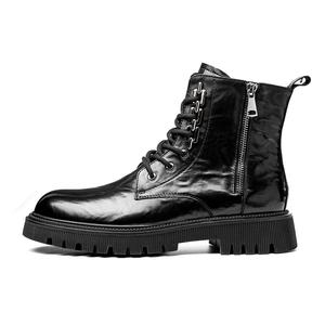 LAORENTOU Короткие мужские ботинки Martin, черные