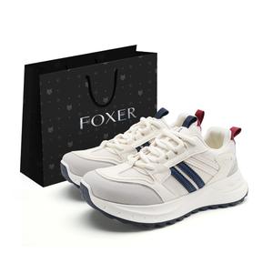 FOXER Женские синие низкие повседневные туфли с устойчивостью к истиранию, цвет Blue