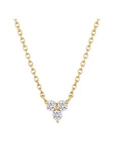 Glanzstücke München Серебряное колье с топазом в оправе из желтого золота