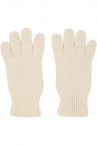 Baserange Перчатки в рубчик цвета слоновой кости