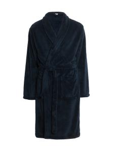 Длинный халат Marks & Spencer, темно-синий
