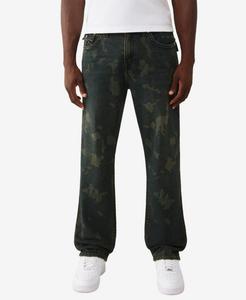Мужские свободные джинсы на молнии, стандартного кроя True Religion, Bold Stride Dark Wash