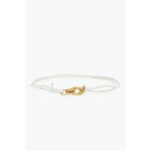 Белый ремень из телячьей кожи Bottega Veneta, White