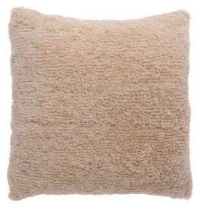 Подушка - кремовая - 45 х 45 см - короткий пол Koopman