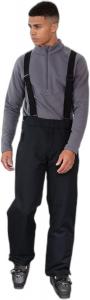 Лыжные брюки Obermeyer Mens Axiom FZ Suspender, утепленные, водонепроницаемые, дышащие, с технологией HydroBlock Sport, Black
