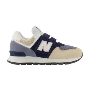 Кроссовки New Balance 574 Little Kid Wide 'Rugged Summer Brights', синий