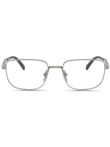 Очки в квадратной оправе Prada Eyewear, серый