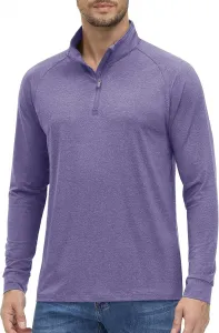 Мужская спортивная футболка MAGCOMSEN с длинным рукавом и защитой от солнца UPF 50+