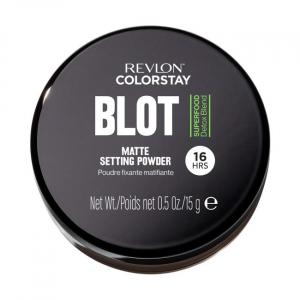 Рассыпчатая матовая фиксирующая пудра Colorstay blot Revlon, 15 гр