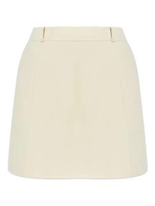 Мини-юбка из шерсти Jil Sander, нейтральный