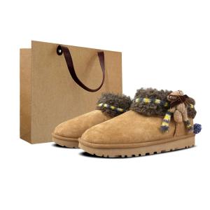 UGG Классические ультра мини термо сапоги женские Chestnut Brown