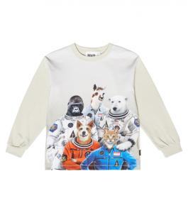 Толстовка с принтом Rin Molo, белый