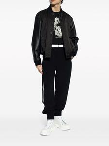 Alexander McQueen спортивные брюки с полосками, черный