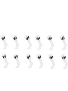 Носки COFI 1453 Basketsocken Schwarz gestreift OneSize Weiß, белый