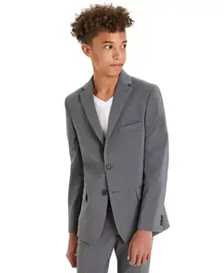 Пиджак для мальчиков Big Boys Stretch Slim Fit Kenneth Cole Reaction, серый