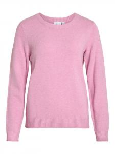 Vila Вязаный свитер цвета «Опера сиреневый»