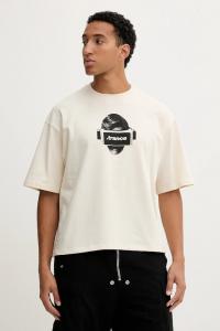 Хлопковая футболка Kaotiko, бежевый