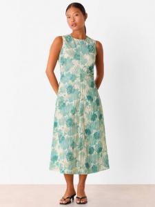 Платье миди с цветочным принтом для миниатюрных Whistles, Blue/Multi