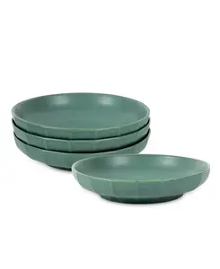 Набор из 4 мисок для пасты Rio Stone Lain, green