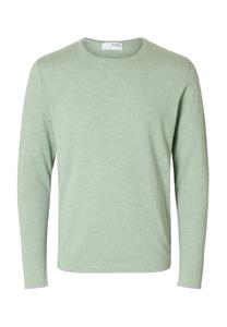 Свитер с круглым вырезом Selected, зеленый