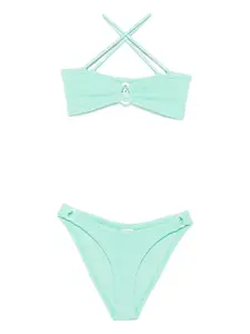 Бикини Misty с эффектом металлик Hunza G, зеленый