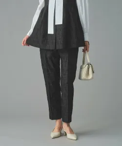 Брюки GISHA из двухцветного жаккарда United Arrows, цвет Dk.Gray