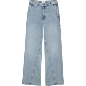 Брюки Briley High Rise Wide Leg Anine Bing, голубой