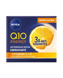 Ночной крем Q10 Energy против морщин с витамином C 50 мл Nivea