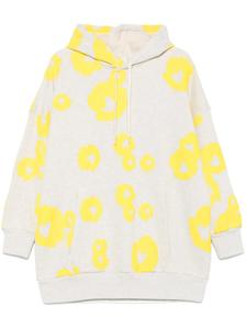 Мини-платье с капюшоном и цветами Autry, нейтральный