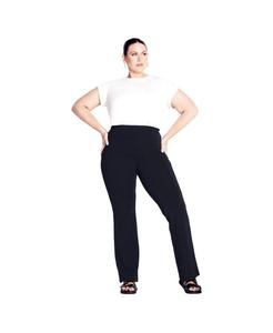 Женские длинные леггинсы-клеш AVENUE, Black