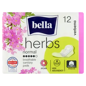 Гигиенические прокладки, 12 шт./1 упаковка. Bella Herbs verbena