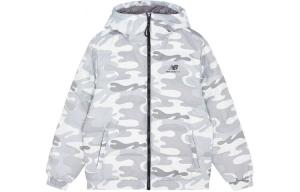 Пуховик мужской камуфляж New Balance, цвет Camouflage White