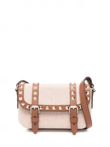 Мини-сумка через плечо Rockstud Valentino Garavani, нейтральный